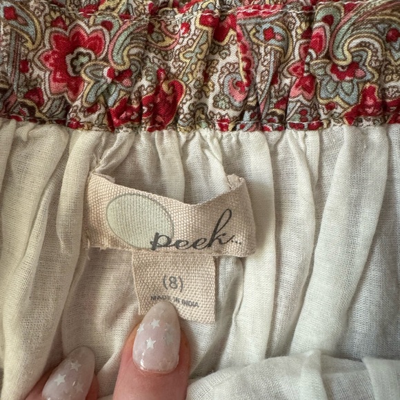 Peek…Aren’t you Curious Girls’ Smocked Waist Skirt - Picture 4 of 10